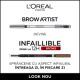 Creion pentru sprancene cu efect de definire Nuanta 5.0 Light Brunette Infaillible 12H Brows, 5 g, LOreal 579365