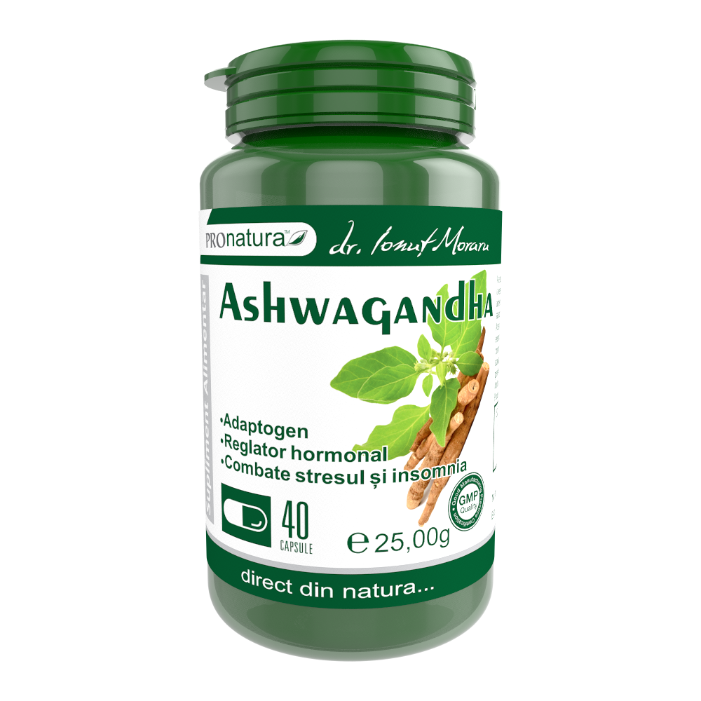Ashwagandha, 40 capsule, Pro Natura