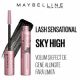 Mascara pentru volum si alungire Lash Sensational Sky High, Black, 7.2 ml, Maybelline 553248