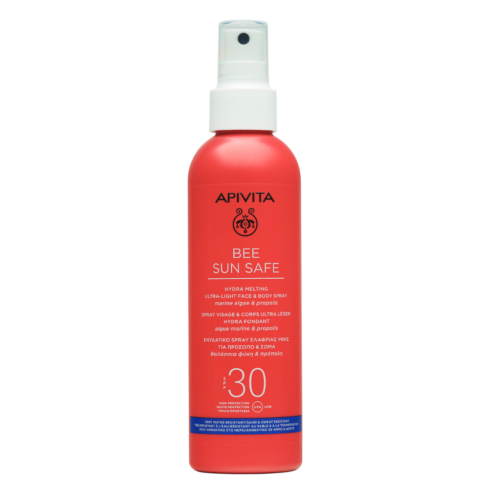 Spray protectie solara corp si ten SPF30 Bee Sun Safe, 200 ml, Apivita