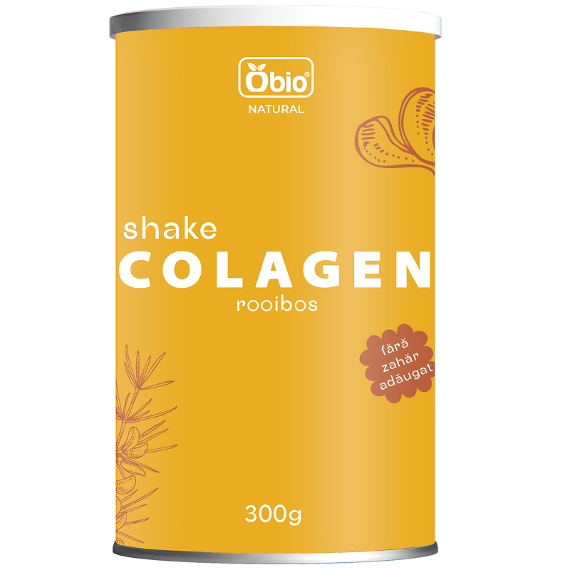 Colagen Shake cu rooibos, 300 g, Obio