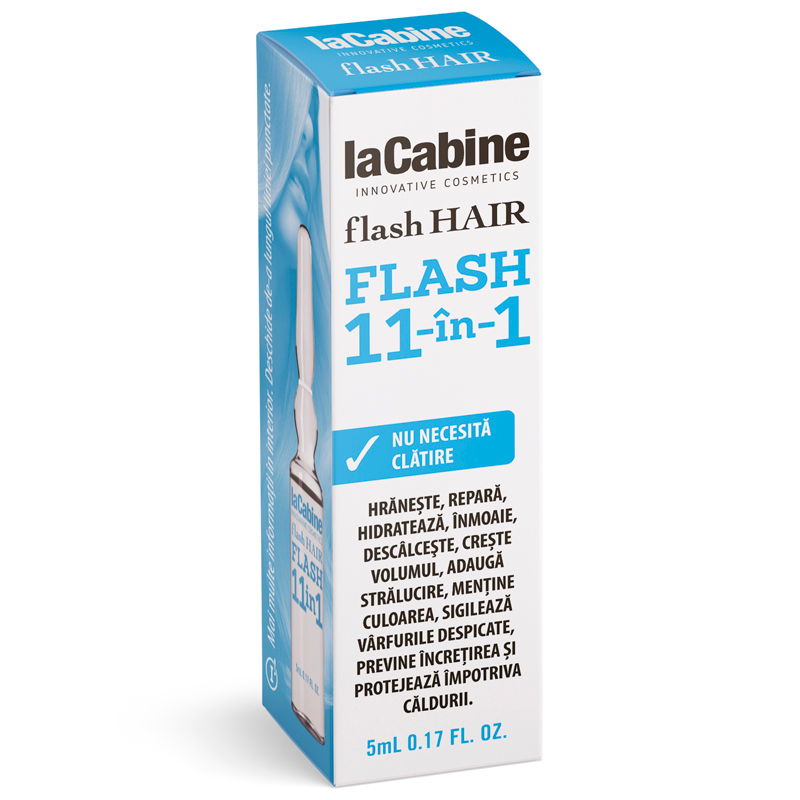 Fiola Flash Hair Flash 11 in 1, 1 fiola x 5 ml, La Cabine