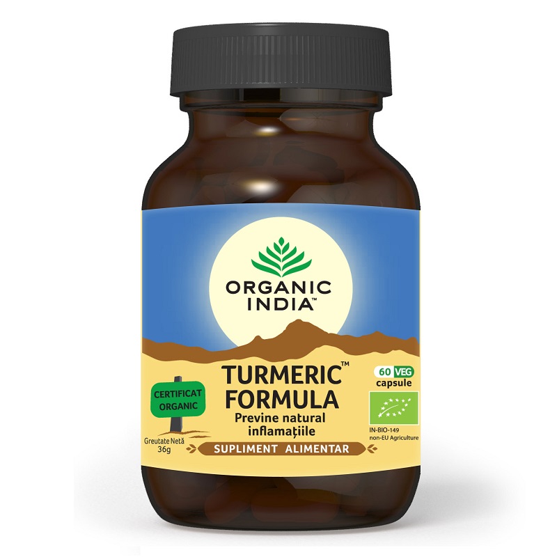 Turmeric Bio Formula, 60 capsule vegetale, Organic India