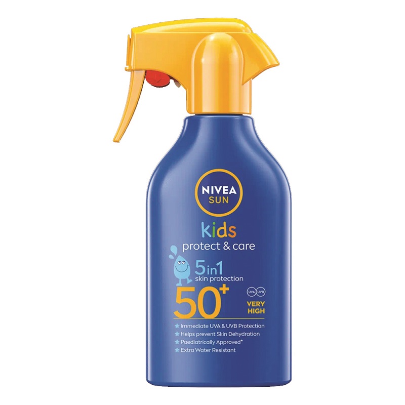 Spray protectie solara cu SPF50+ Kids, 270 ml, Nivea Sun