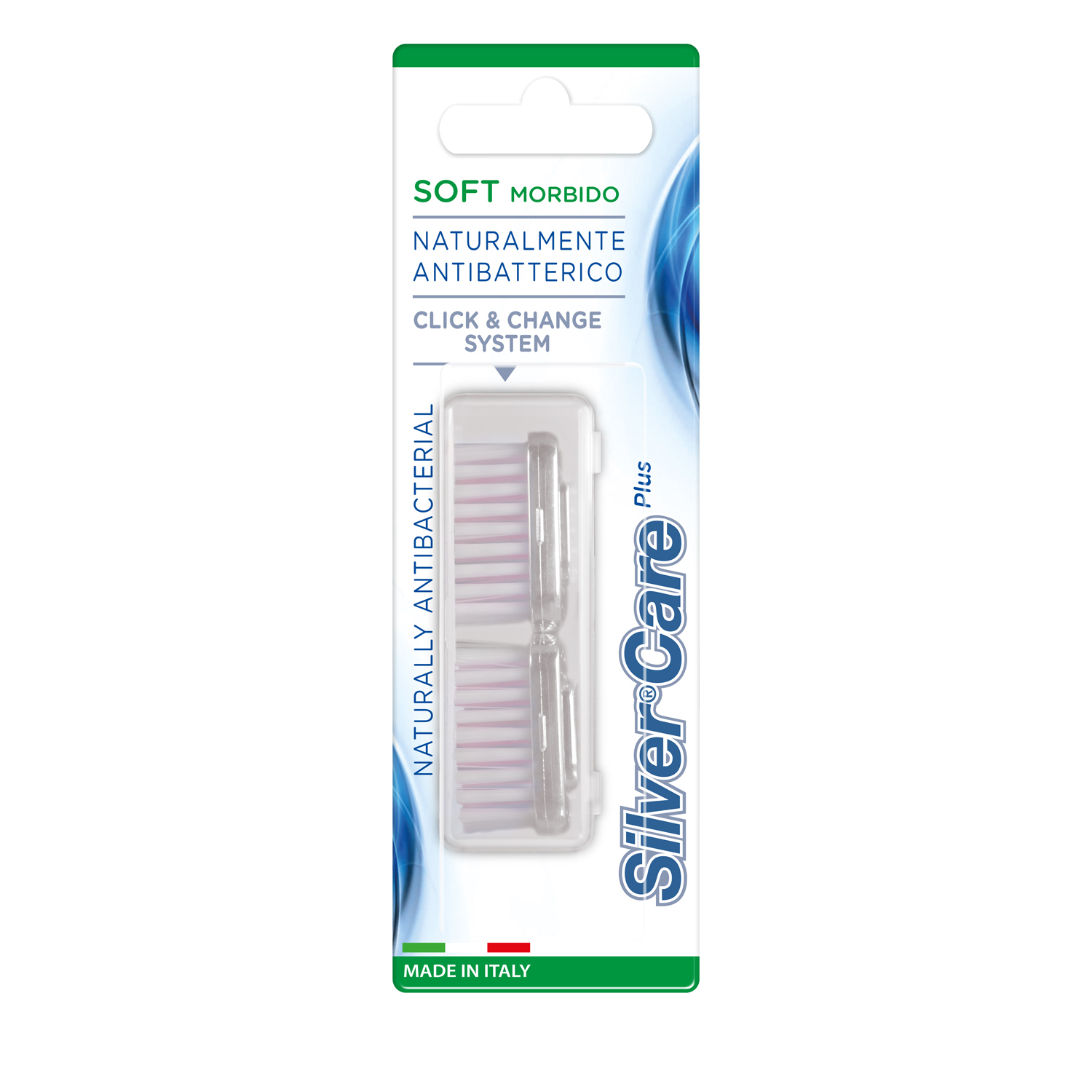 Set rezerve Soft pentru periuta de dinti, 2 bucati, Silver Care