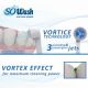 Pachet Periuta de dinti rotativa + Dus bucal pentru aparatul ortodontic Vortex, So Wash 554615