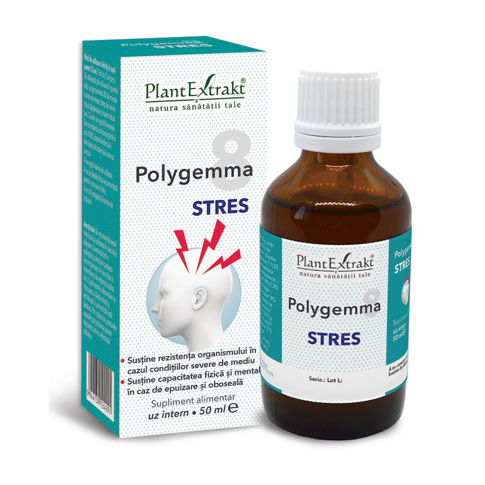 Polygemma 8 Stres, 50 ml, Plant Extrakt