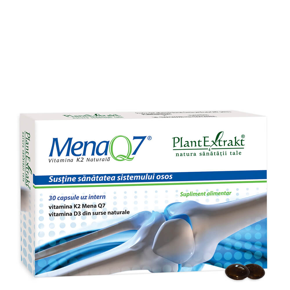 MenaQ7 vitamina K2 naturala, 30 capsule, Plant Extrakt