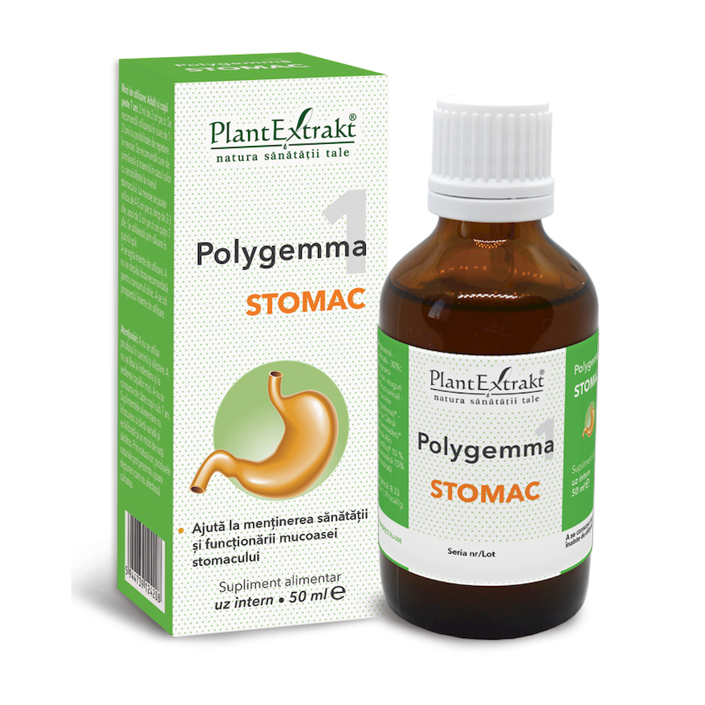 Polygemma 1,  Stomac, 50 ml, Plant Extrakt