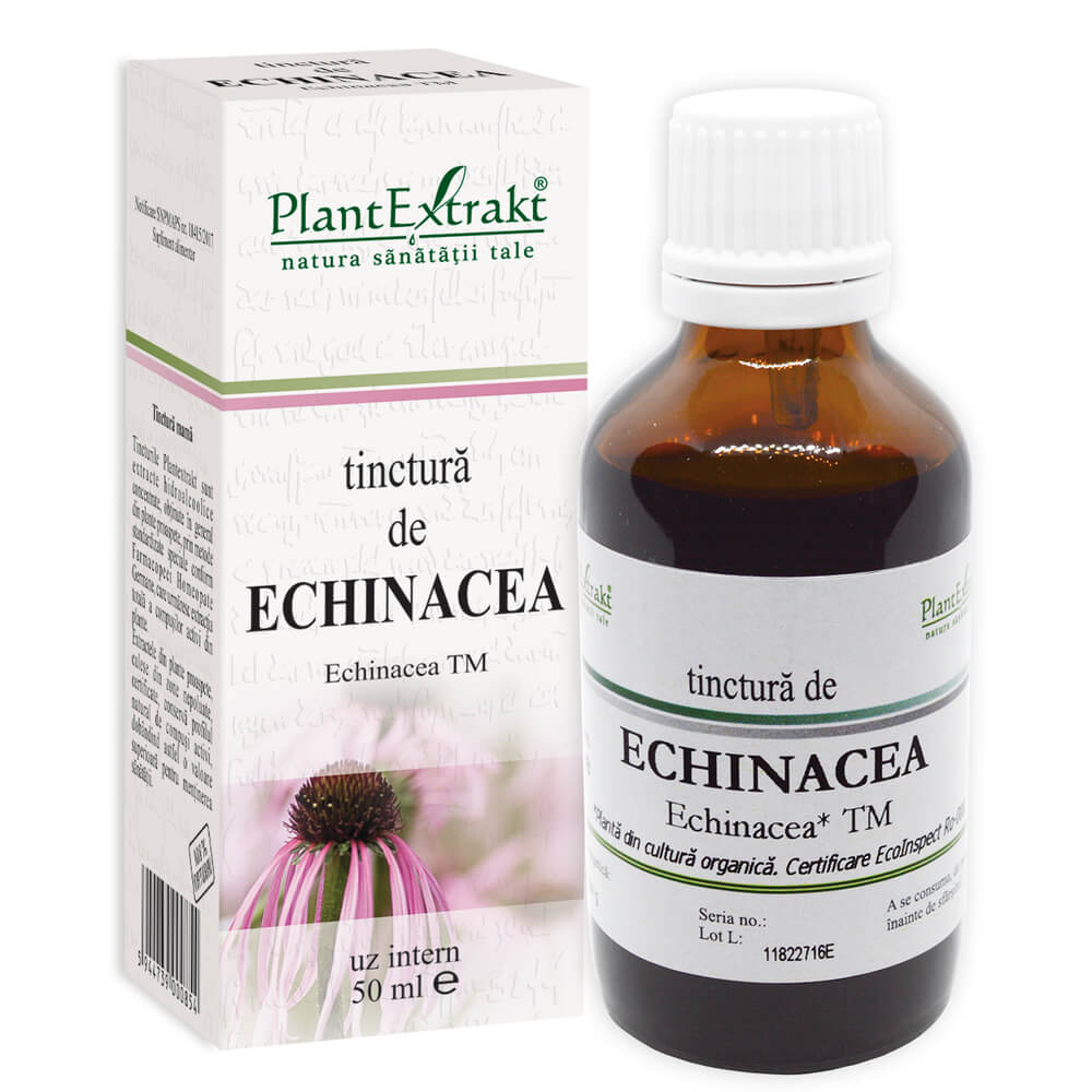 Tinctura de Echinacea, 50 ml, Plant Extrakt