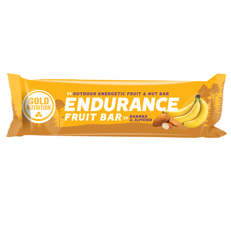 Baton energic cu banane Endurance, 40 g, Gold Nutrition