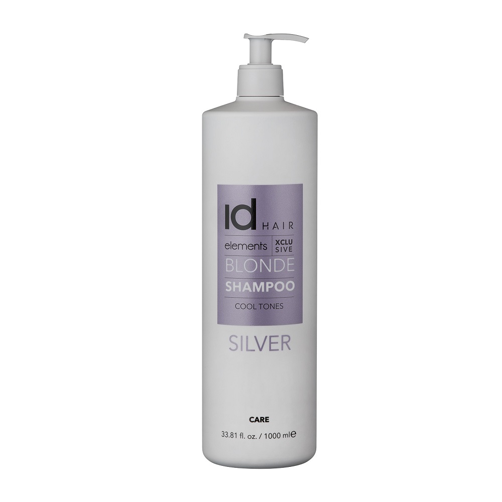 Sampon Silver pentru par blond Elements XCLS, 1000 ml, idHAIR