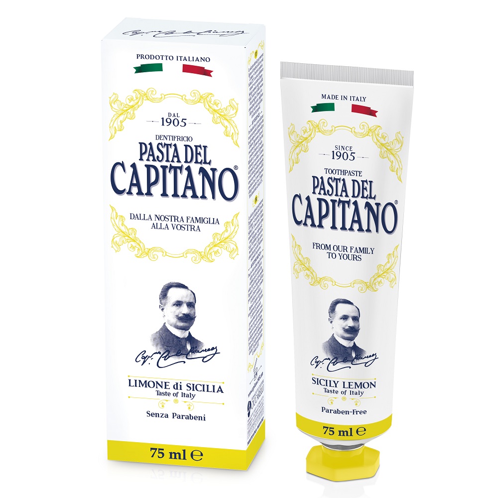 Pasta de dinti 1905 Sicily Lemon, 75 ml, Pasta del Capitano