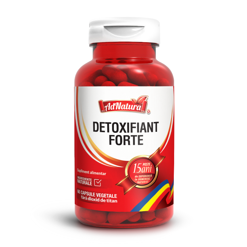 Detoxifiant Forte, 60 capsule, AdNatura