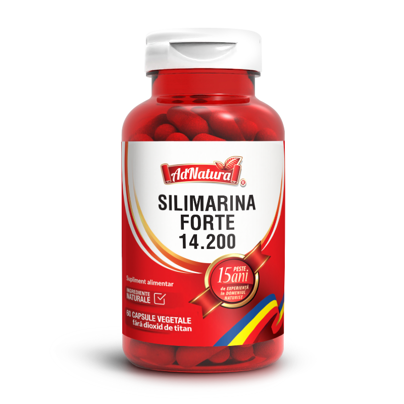 Silimarina Forte, 14.200, 60 capsule, AdNatura