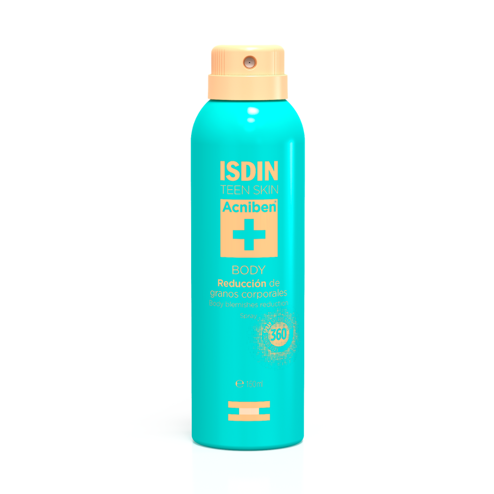Spray pentru reducerea acneei corporale Acniben, 150 ml, Isdin