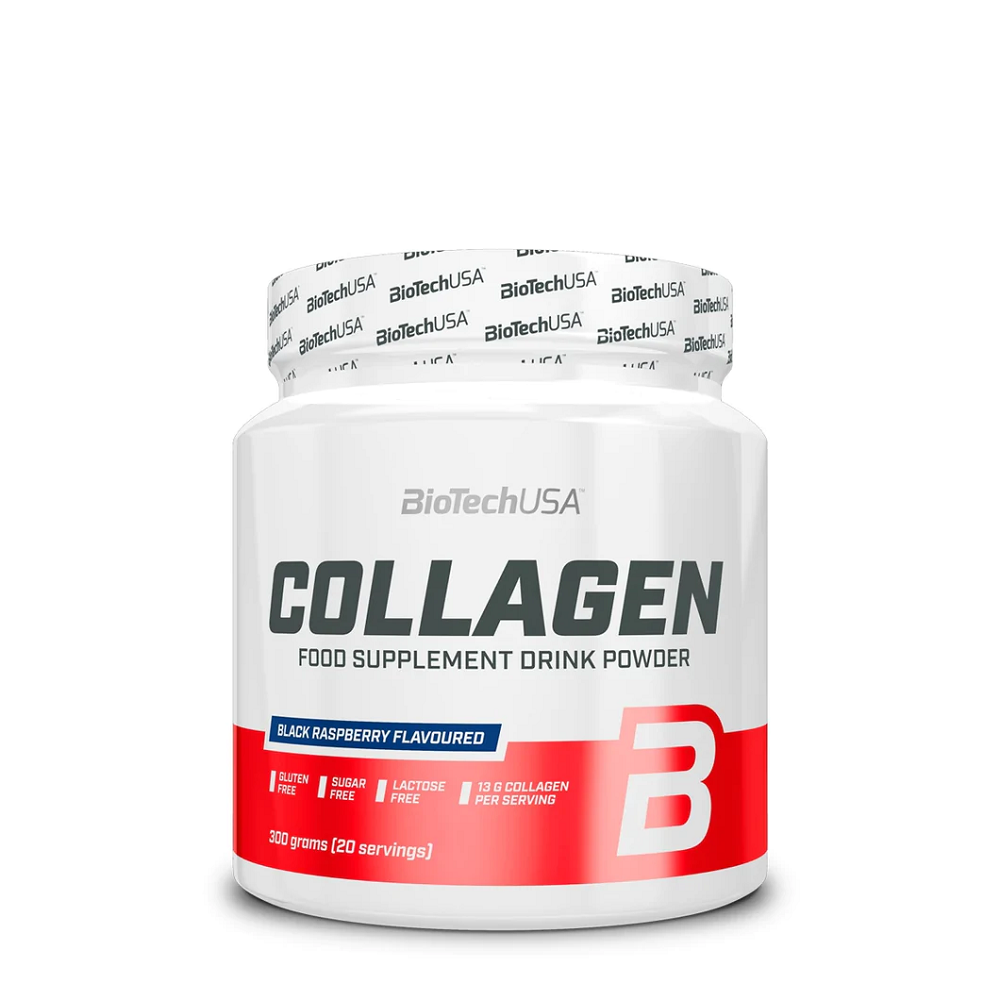Collagen, Black Raspberry, 300 g, Biotech USA
