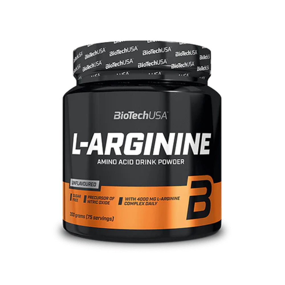 L-Arginine, fara aroma, 300 g, Biotech USA
