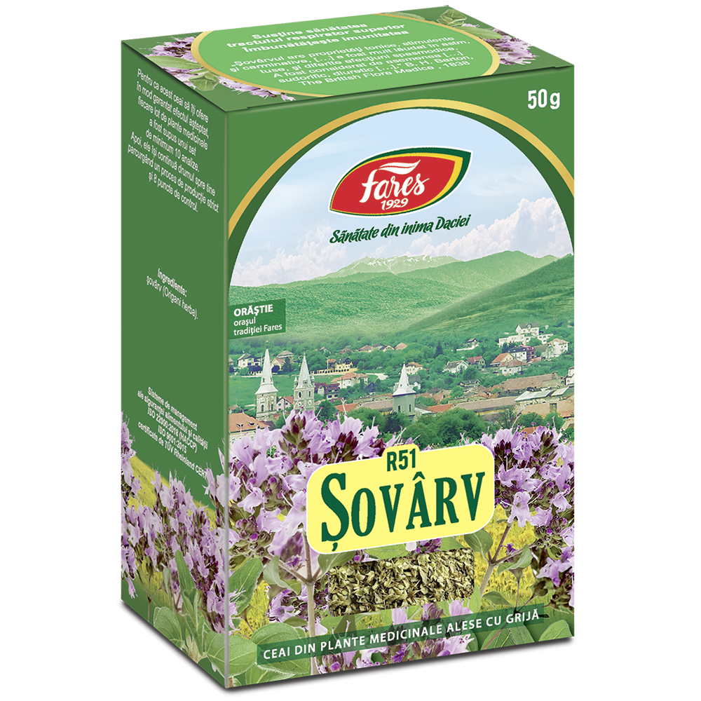 Ceai Sovarv iarba, 50 g, Fares