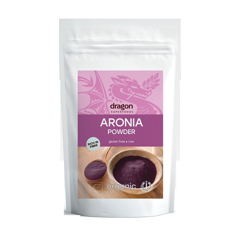 Pulbere raw Bio de Aronia, 200 g, Dragon Superfoods