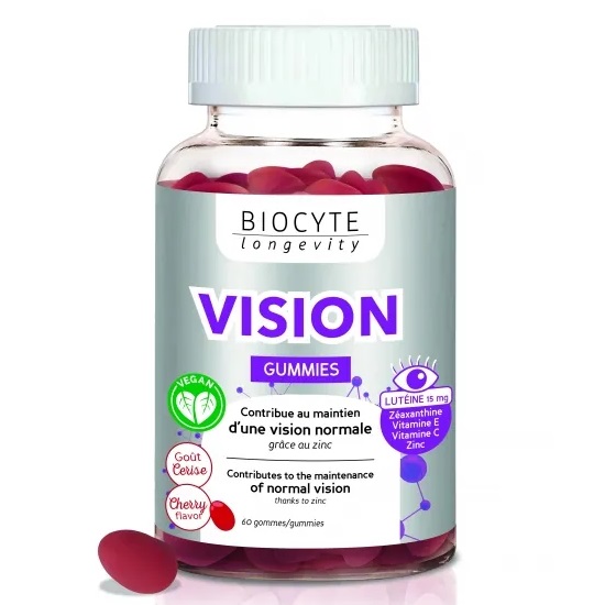 Vision Gummies, 60 jeleuri, Biocyte