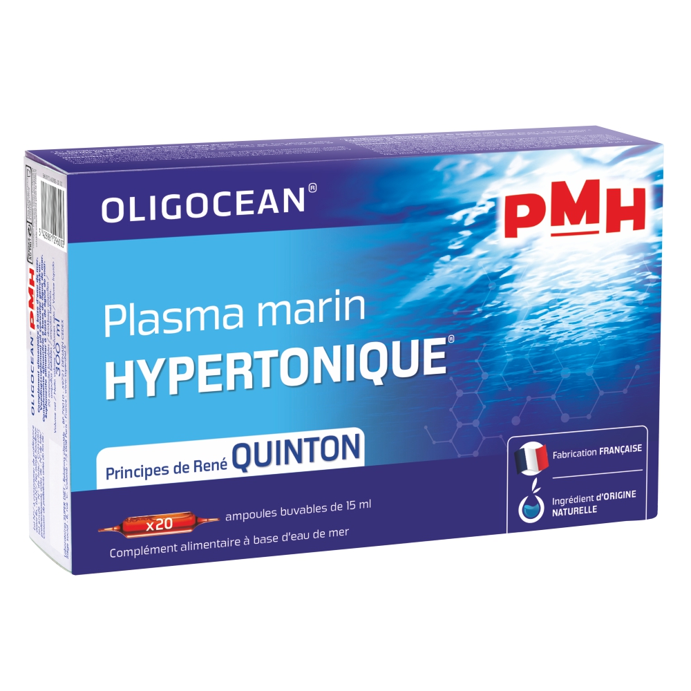 Plasma marina hipertonica PMI, 20 fiole x 15 ml, Oligocean
