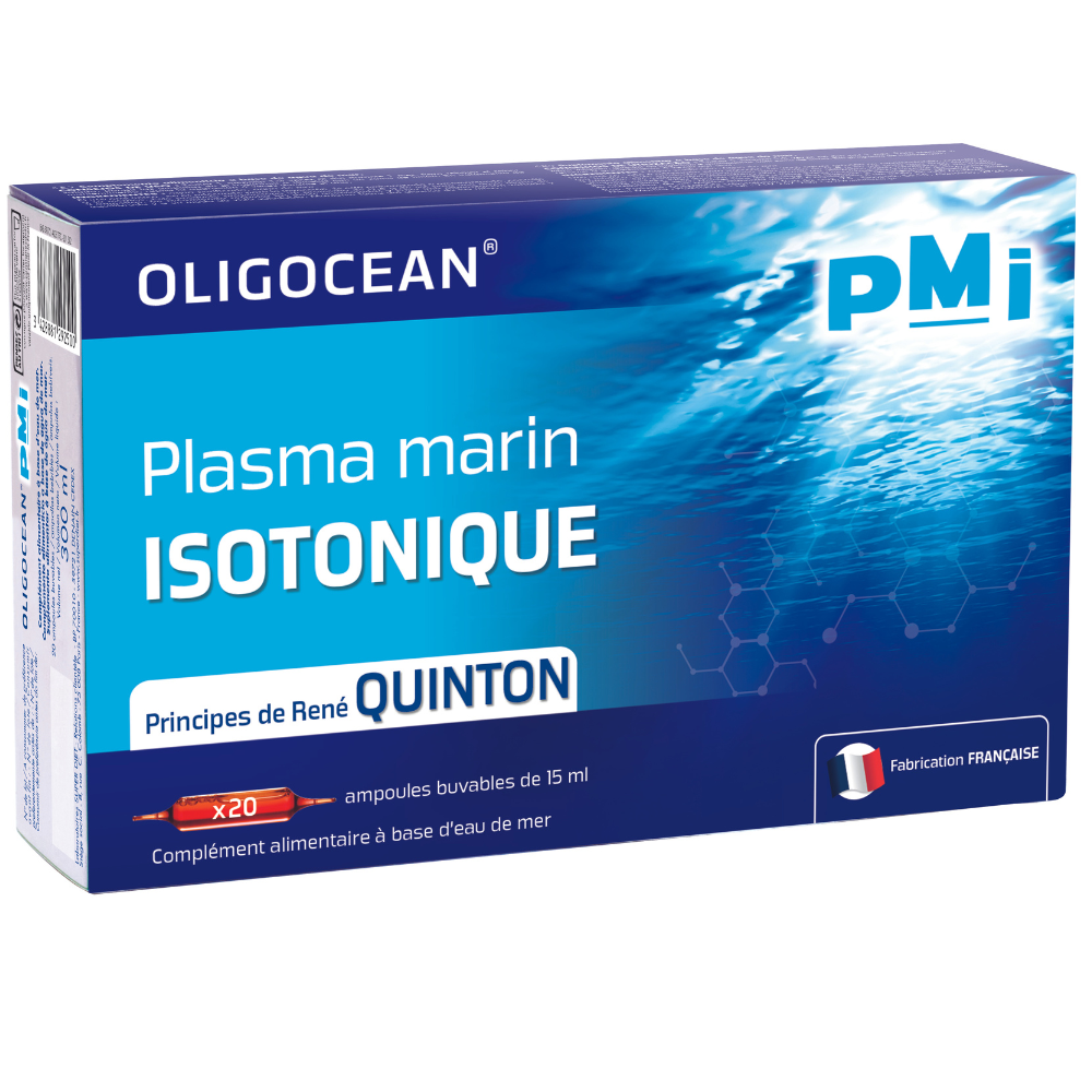 Plasma marina isotonica PMI, 20 fiole x 15 ml, Oligocean