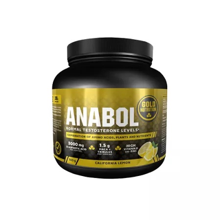 Formula anabolica si reglator hormonal cu aroma de lamaie Anabol, 300 g, GoldNutrition