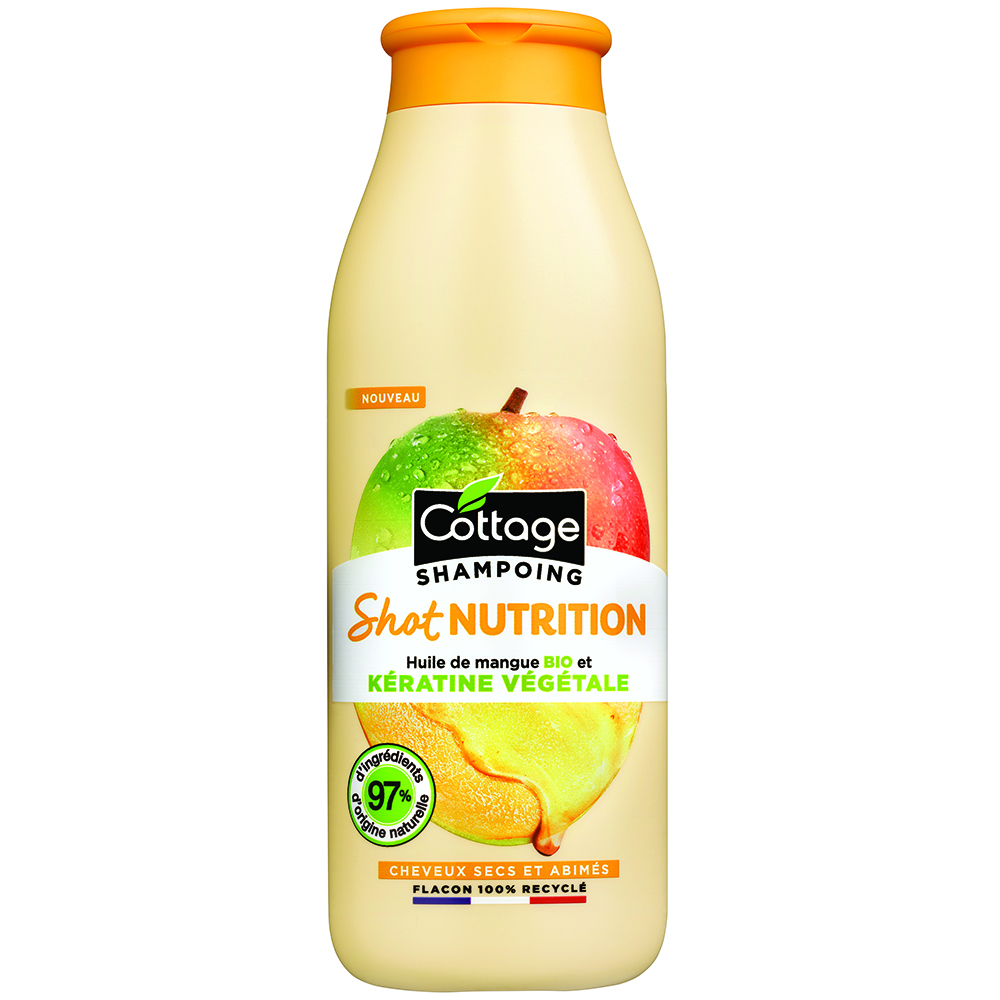 Sampon nutrition cu extract organic de Mango si Keratina, 250 ml, Cottage