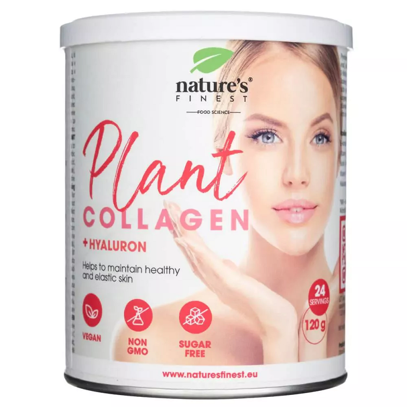 Colagen plant vegan cu acid hialuronic, 120 g, Nutrisslim