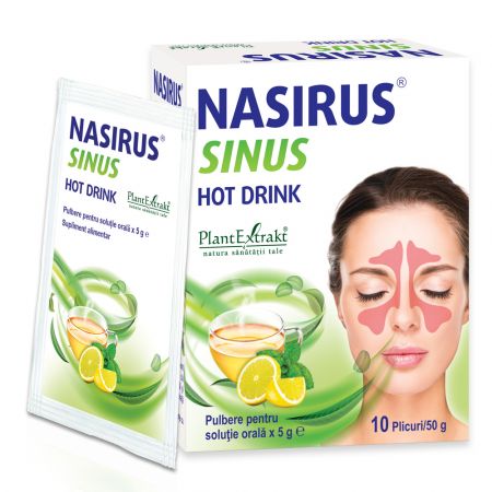 Nasirus Sinus Hot drink, 10 plicuri - Plant Extrakt