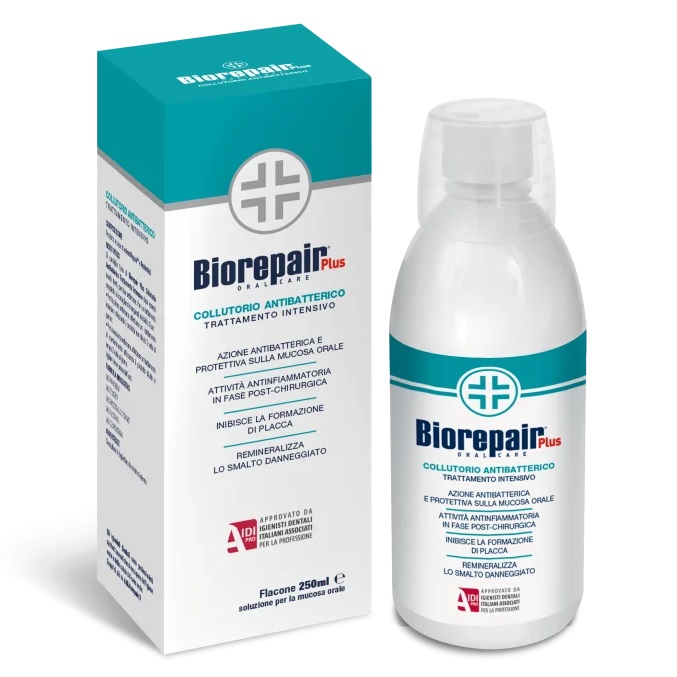 Apa de gura cu probiotice Biorepair Plus, 250 ml, Coswell