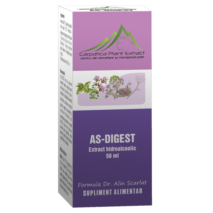 As-Digest, 50 ml, Carpatica Plant Extract