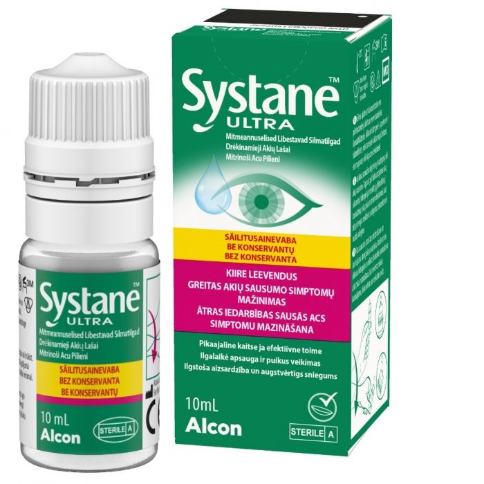 Picaturi oftalmice lubrifiante fara conservanti Systane Ultra, 10 ml, Alcon