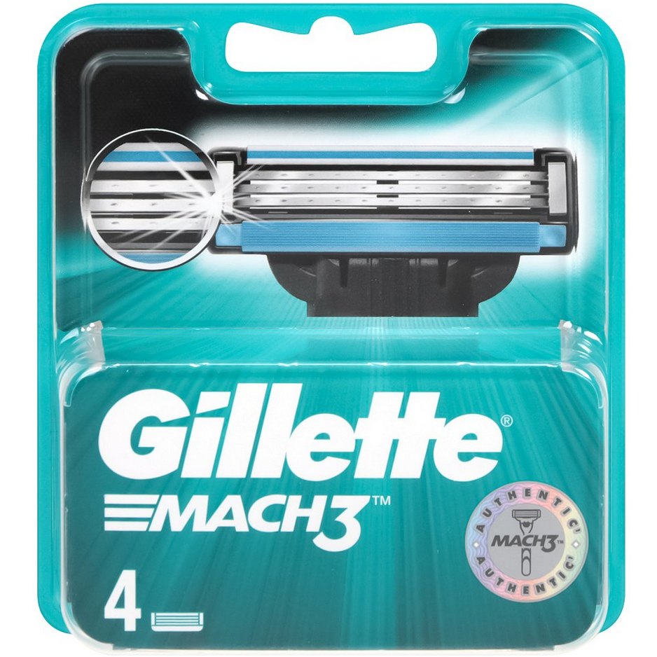 Rezerve pentru aparatul de ras Mach3, 4 bucati, Gillette