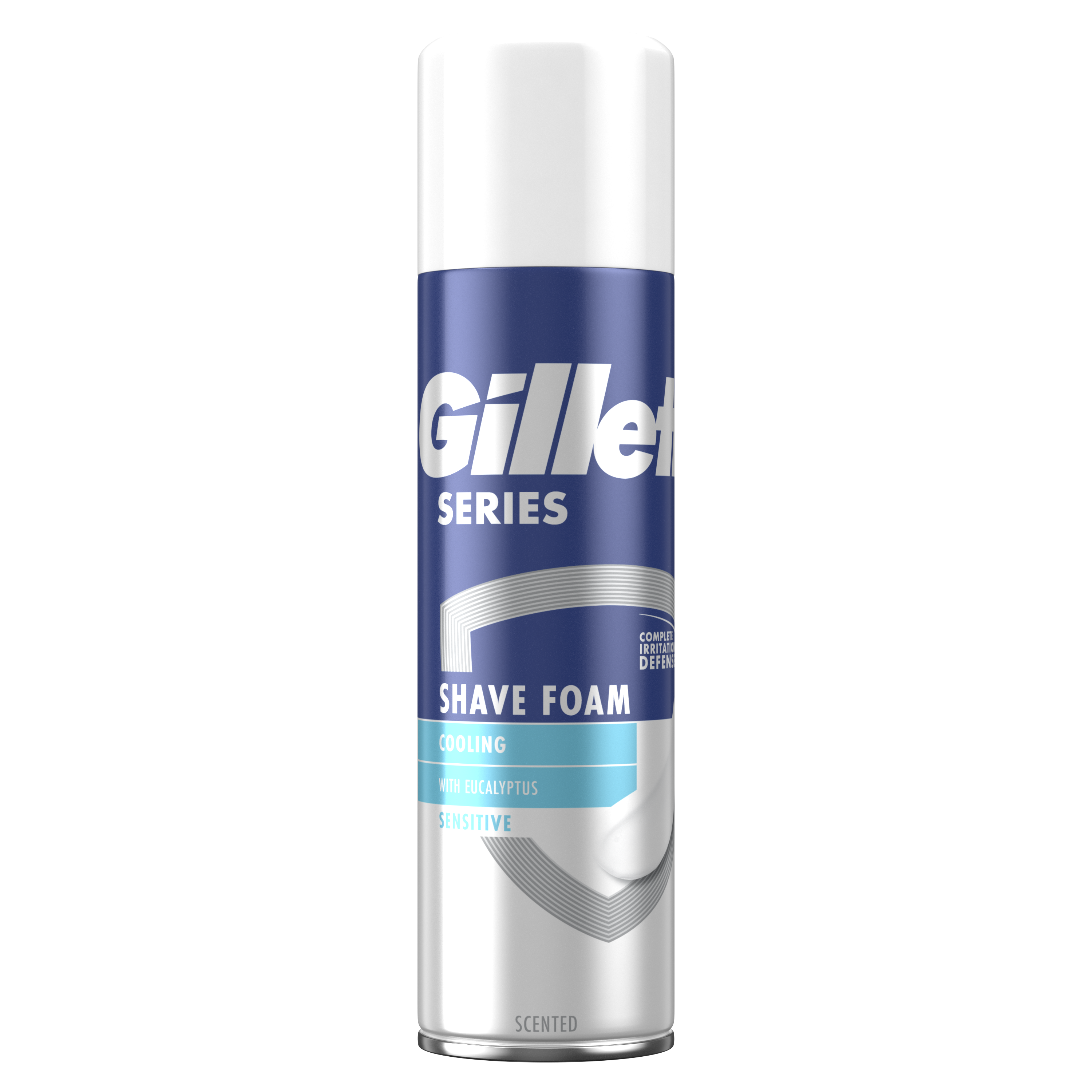 Spuma de ras racoritoare cu eucalipt Series, 250 ml, Gillette
