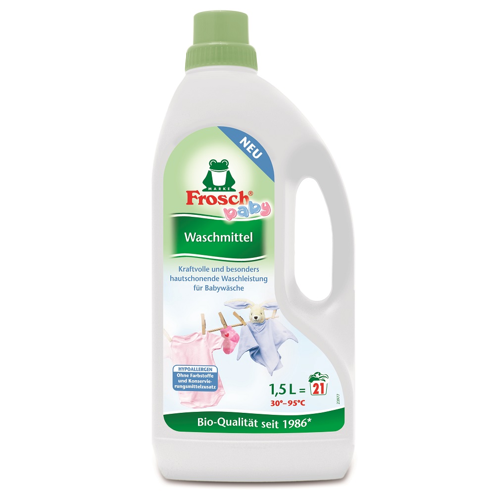 Detergent lichid pentru rufe Sensitive Baby, 1500 ml, Frosch