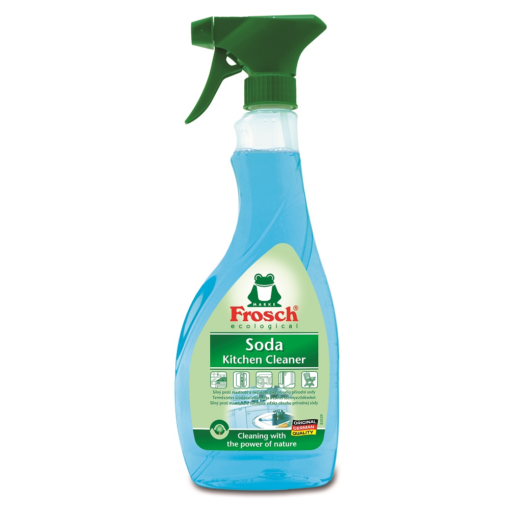 Spray degresant cu bicarbonat pentru bucatarie, 500 ml, Frosch