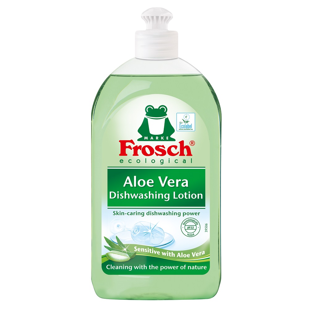 Detergent lichid de vase cu aloe, 500 ml, Frosch