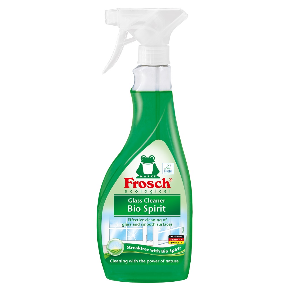 Solutie spray pentru curatat geamuri, 500 ml, Frosch