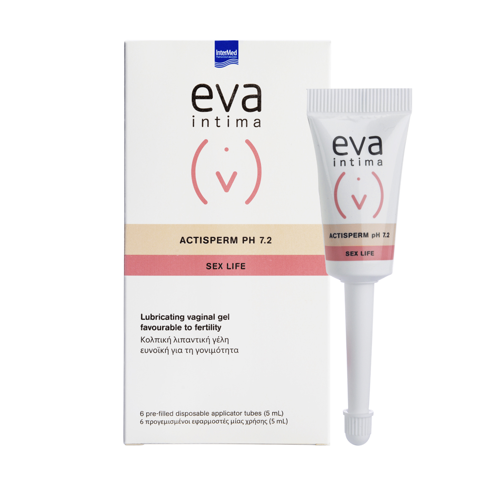 Gel lubrifiant Eva Intima ActiSpermpH 7.2, 6 aplicatoare x 5 ml, Intermed