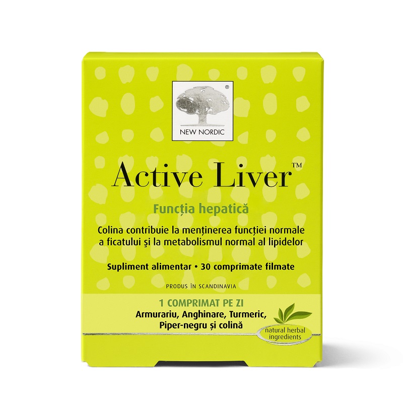 Active Liver, 30 comprimate, New Nordic