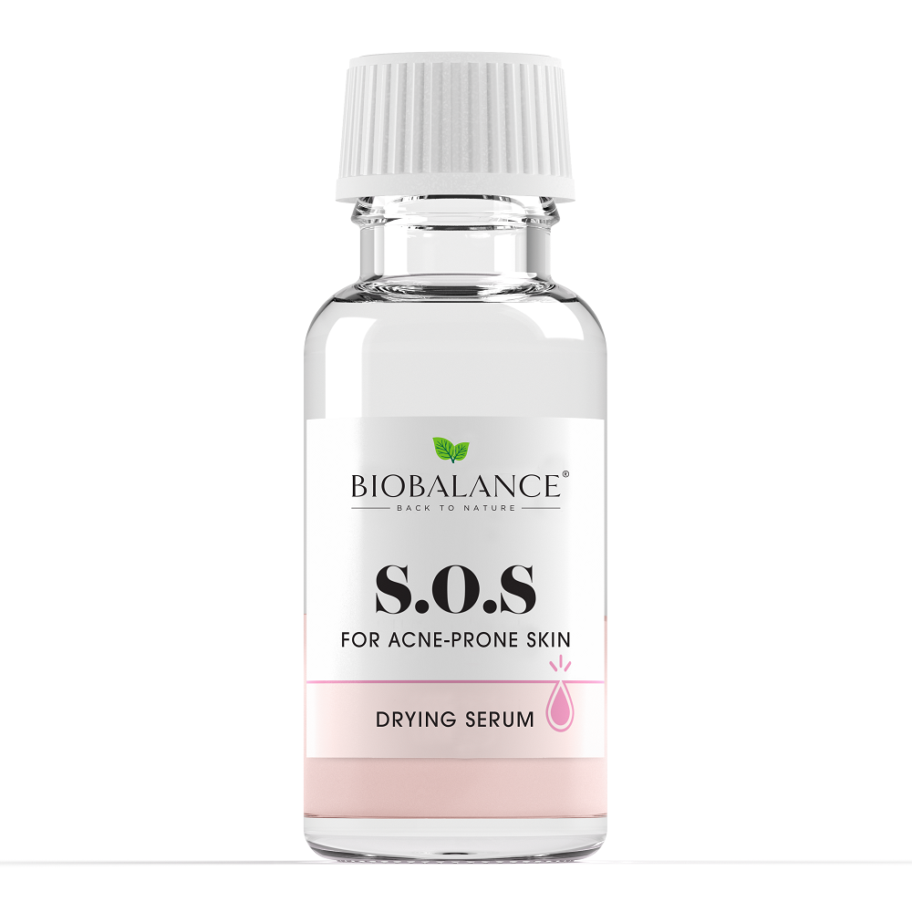 Ser pentru uscarea acneei SOS, 20 ml, Bio Balance