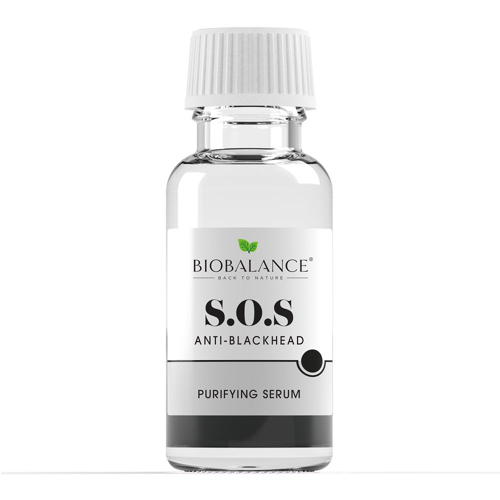 Ser purifiant impotriva punctelor negre SOS, 20 ml, Bio Balance