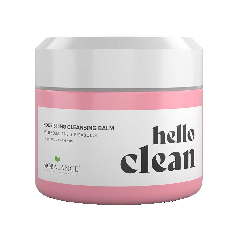 Balsam de curatare faciala 3 in 1 cu squalane si bisabolol Hello Clean, 100 ml, Bio Balance