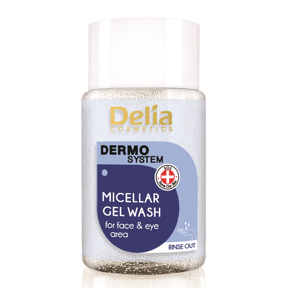 Gel micelar Dermosystem, 50 ml, Delia Cosmetics
