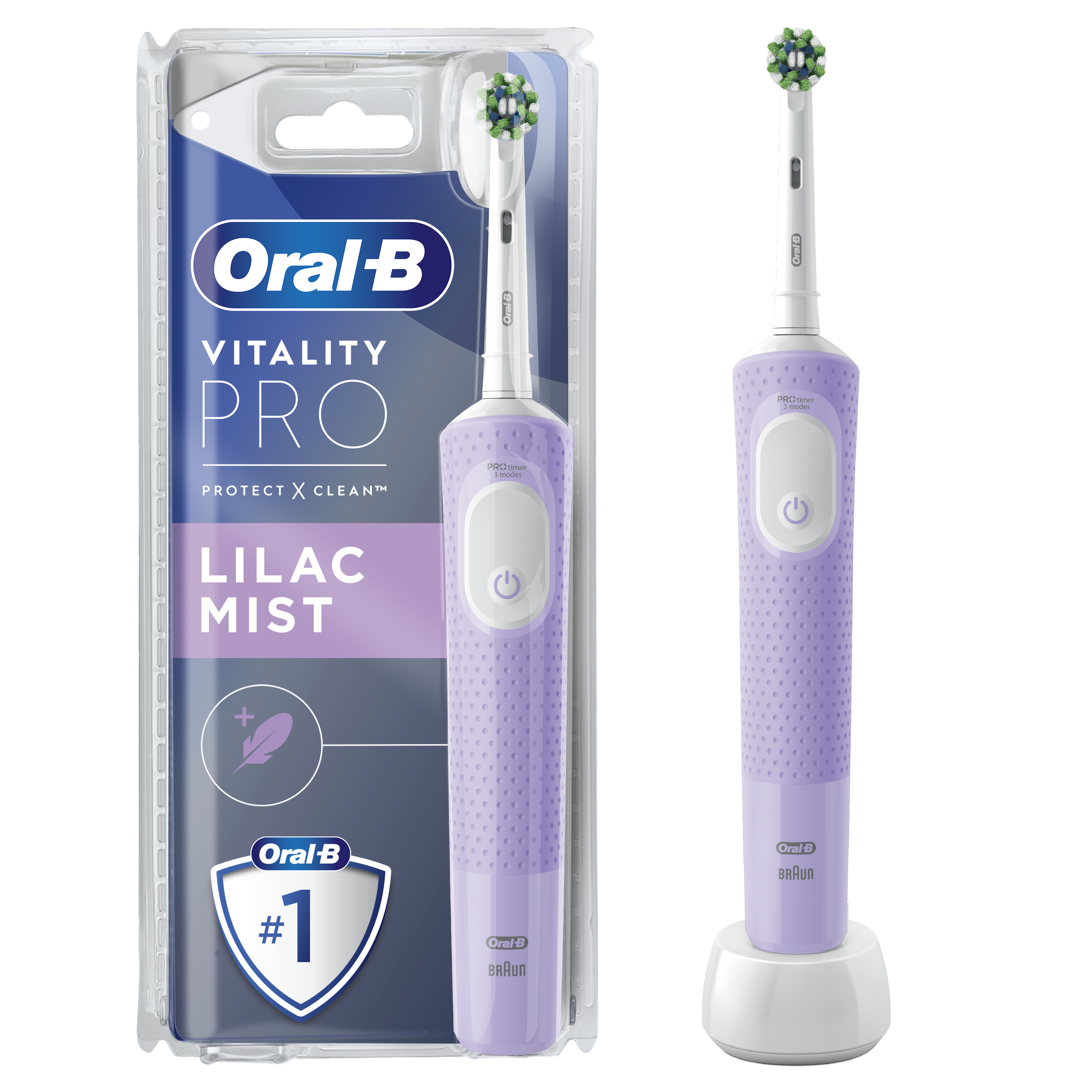 Periuta de dinti electrica Vitality Pro Violet, Oral-B