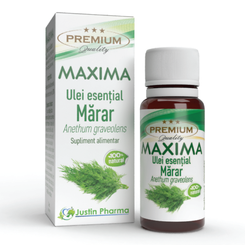 Ulei esential de marar Maxima, 10 ml, Justin Pharma