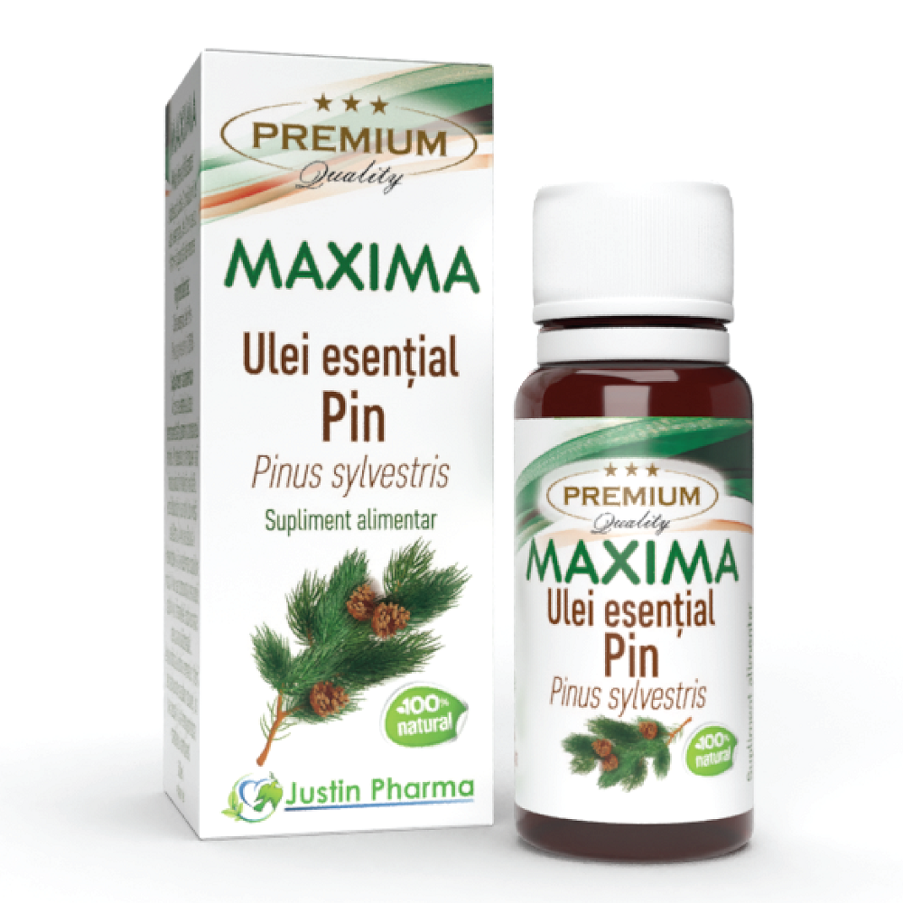 Ulei esential de pin Maxima, 10 ml, Justin Pharma
