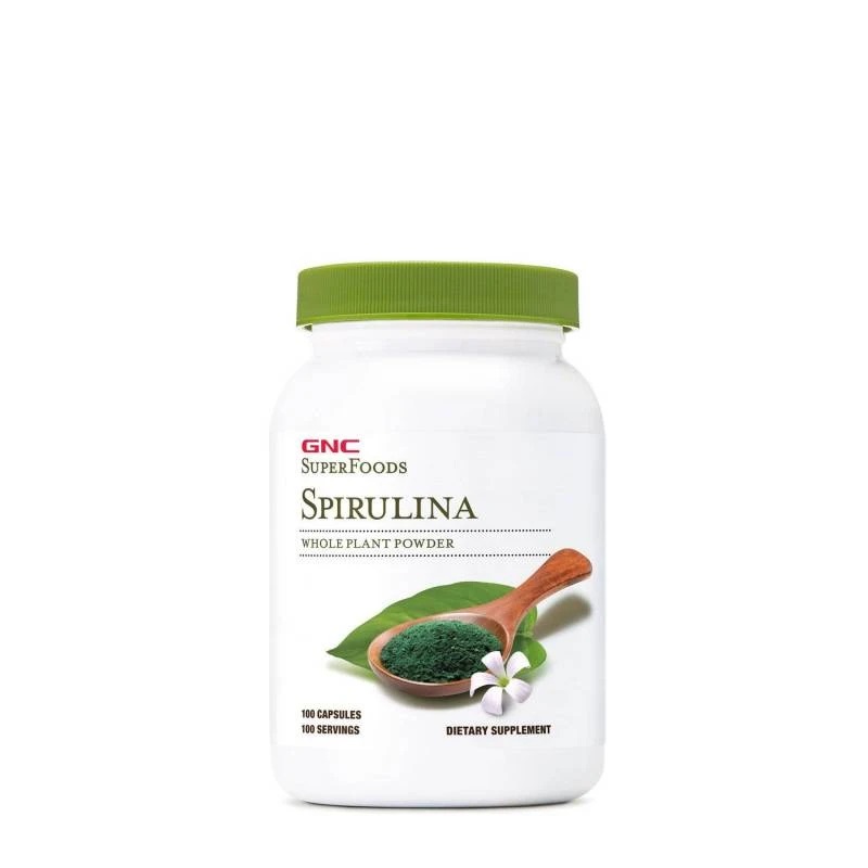 Spirulina 500 mg SuperFoods, 100 capsule, GNC